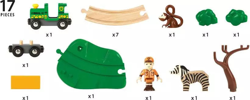 Damaged box Brio World Safari Railway Set