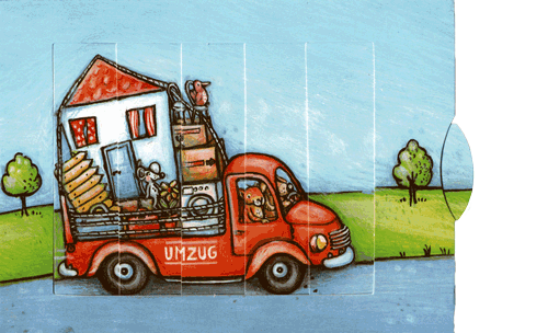 Greeting Card - Moving House