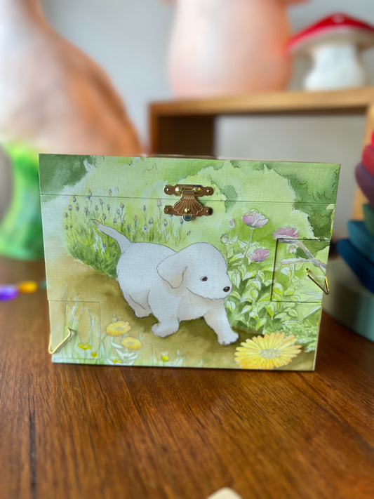 Jewellery Box (Music Box) Puppy Love