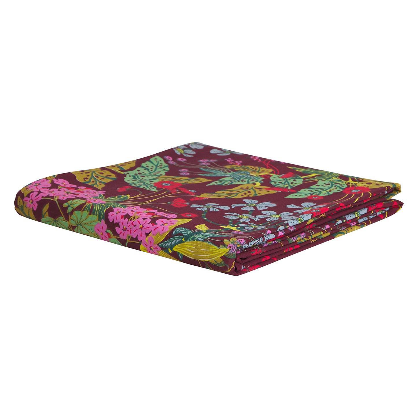 Genevieve | Cotton Cot Sheet (Mahogany)