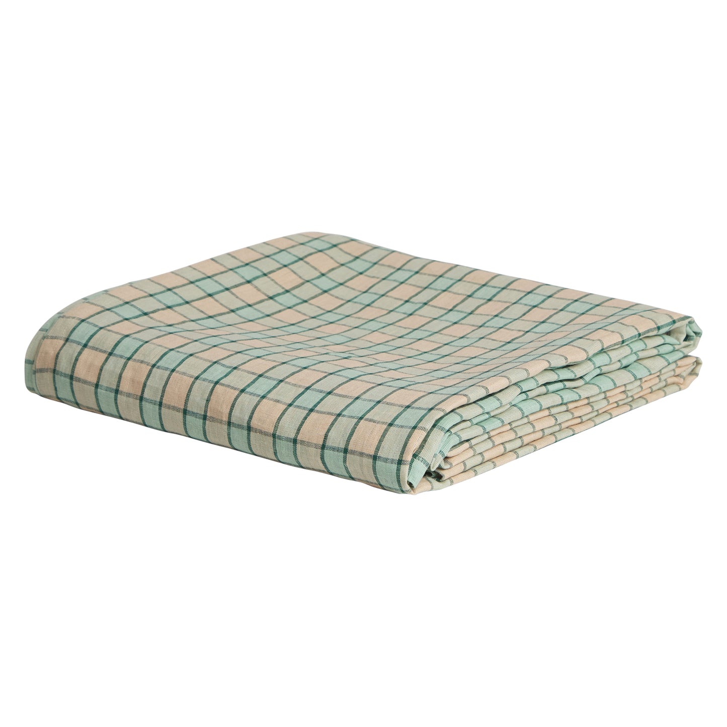 Marquis | Linen Cot Sheet (Jade)
