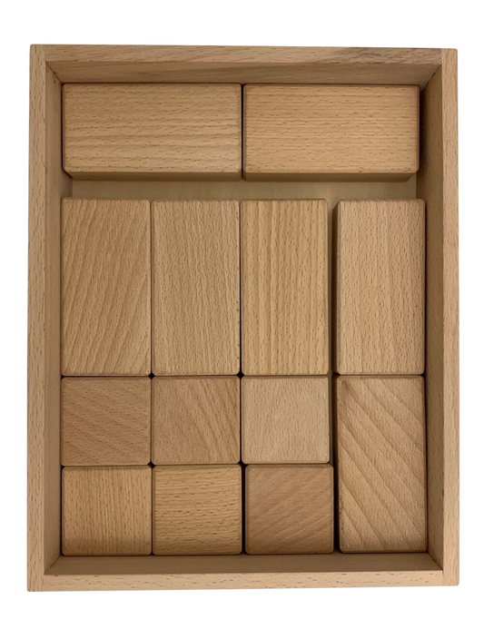 Mixed Wood Blocks Set/30 pieces